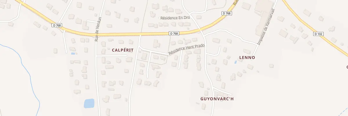 Plan du 11 Res Hent Prado à Pluvigner