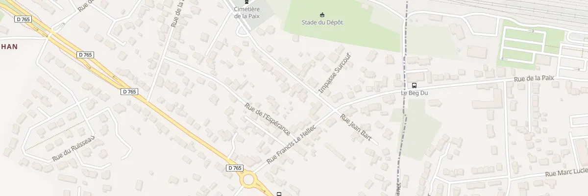Plan du 3 Rue de l’Egalité à Brech