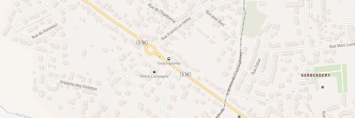 Plan du 20 Rue Nationale à Brech
