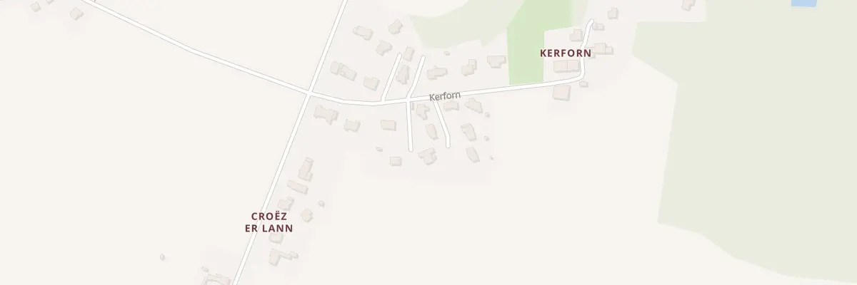 Plan du 12 Ham de Kerforn à Crach