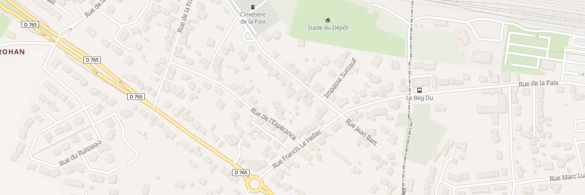 Plan du 5 Rue de l’Egalité à Brech