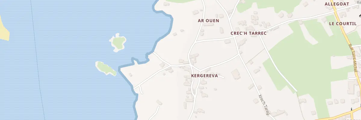 Plan du 254 Ker Goareva à Île-de-Bréhat