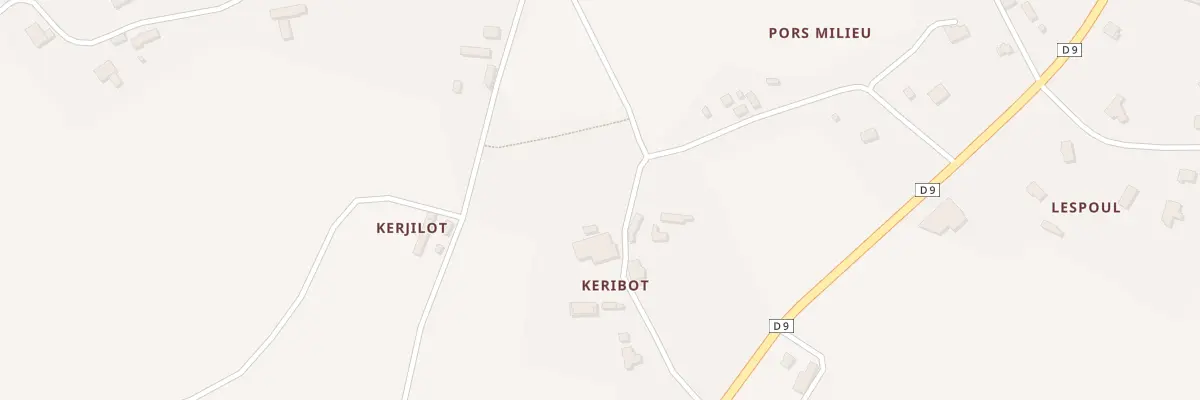 Plan du 167 Keribot à Goudelin