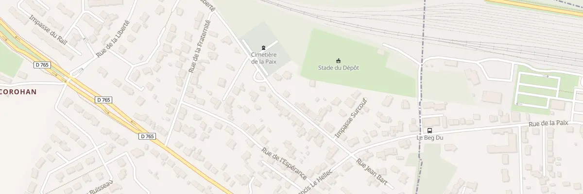 Plan du 10 Rue de l’Egalité à Brech