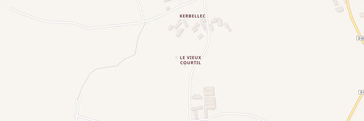 Plan du 1 Le Vieux Courtil à Saint-Gildas