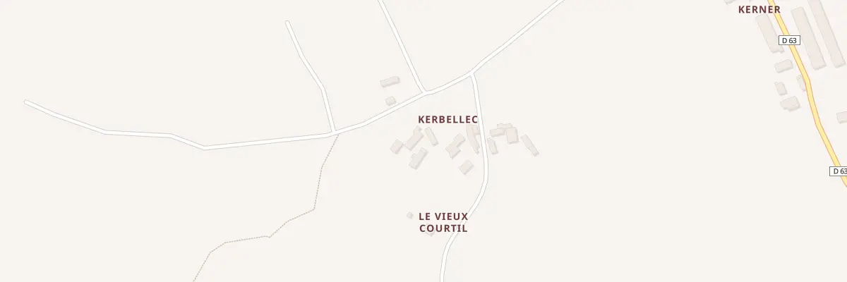 Plan du 4 Kerbellec à Saint-Gildas