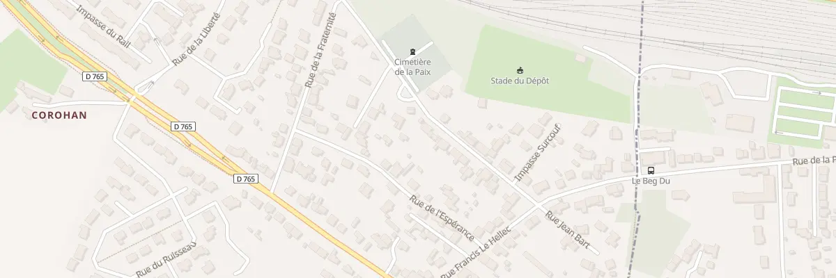 Plan du 15 Rue de l’Egalité à Brech