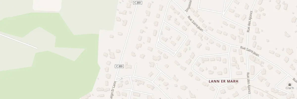 Plan du 12 Rue des Genêts à Crach