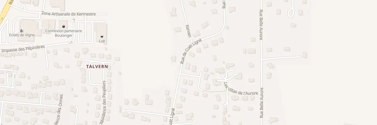 Plan du 38 Rue de Coët-ligné à Baud
