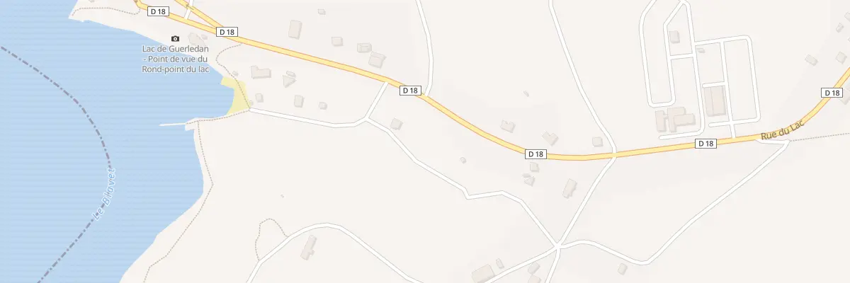 Plan du 81 Rue du Lac à Guerlédan