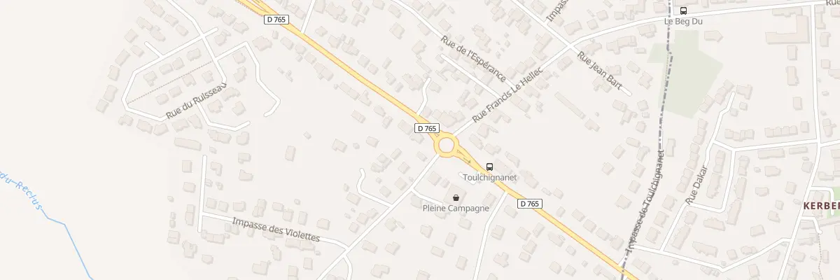 Plan du 25 Rue Nationale à Brech