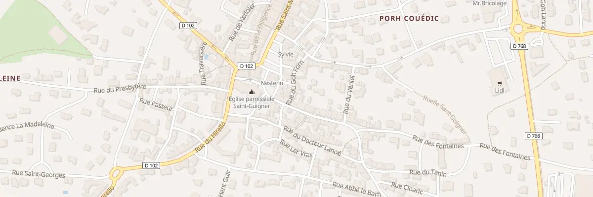 Plan du 5 Rue des Fontaines à Pluvigner