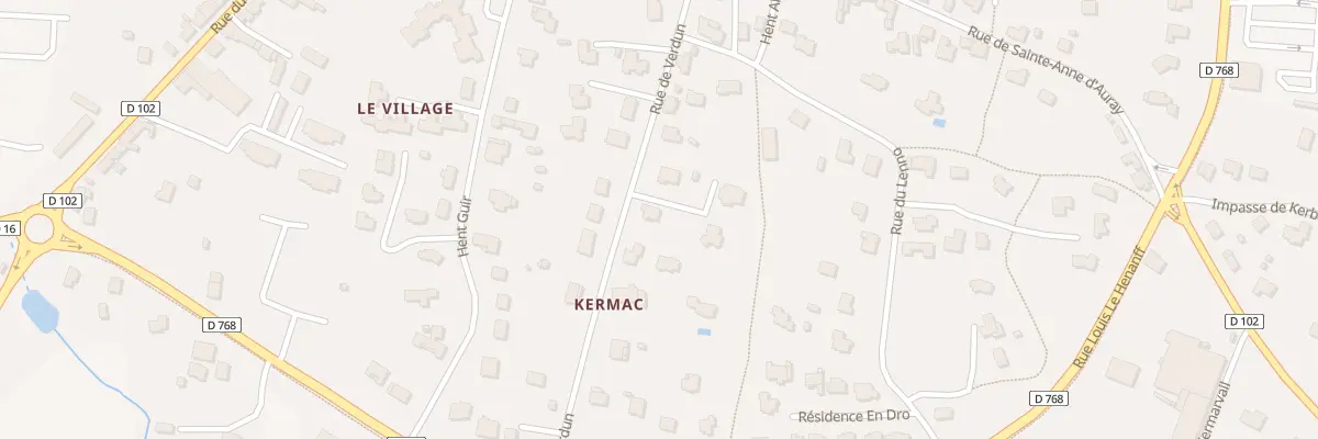 Plan du 15 Rue de Verdun à Pluvigner