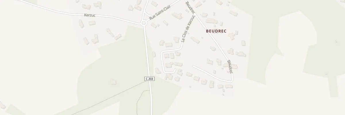 Plan du 3 Lot Le Clos de Kerzuc à Crach