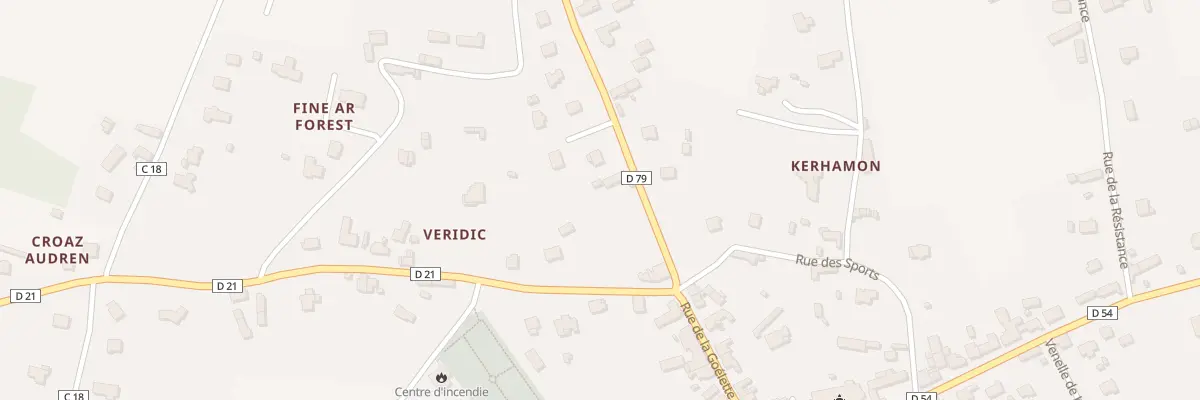 Plan du 5184 Rue de la Goélette à Pléhédel