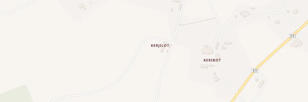 Plan du 505 Keravel à Goudelin
