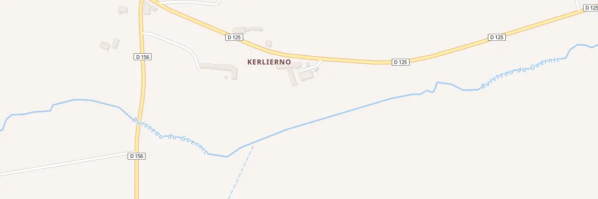 Plan du 13 Kerlierno à Cléguérec