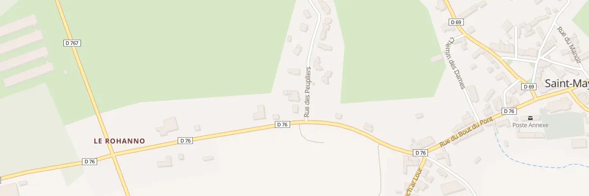 Plan du 3 Rue des Peupliers à Saint-Mayeux