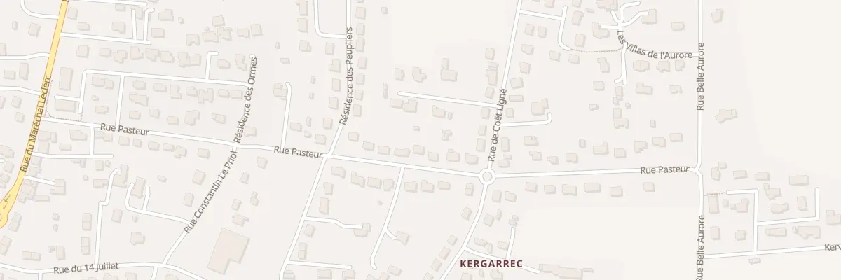 Plan du 25 Rue Pasteur à Baud