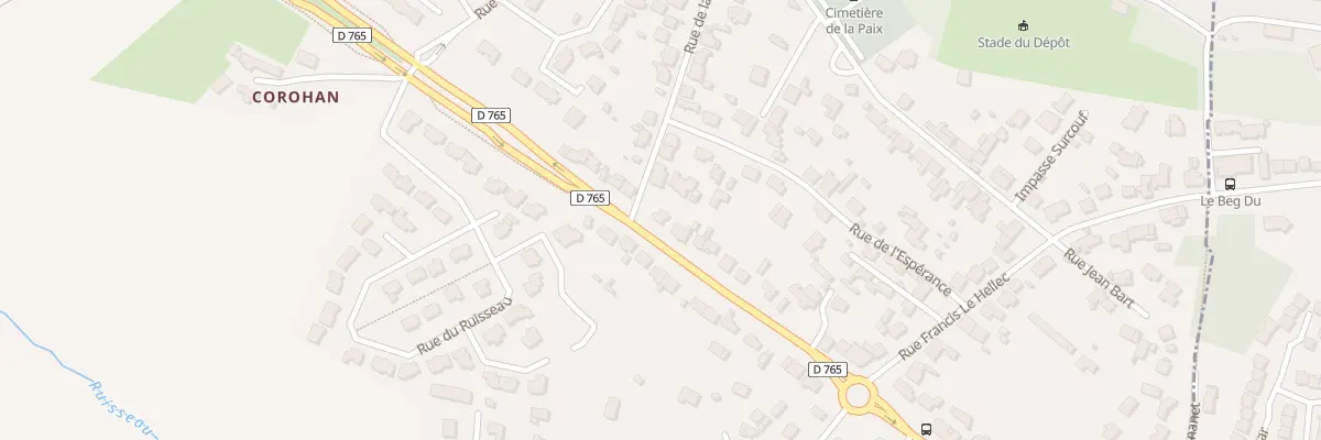 Plan du 46 Rue Nationale à Brech