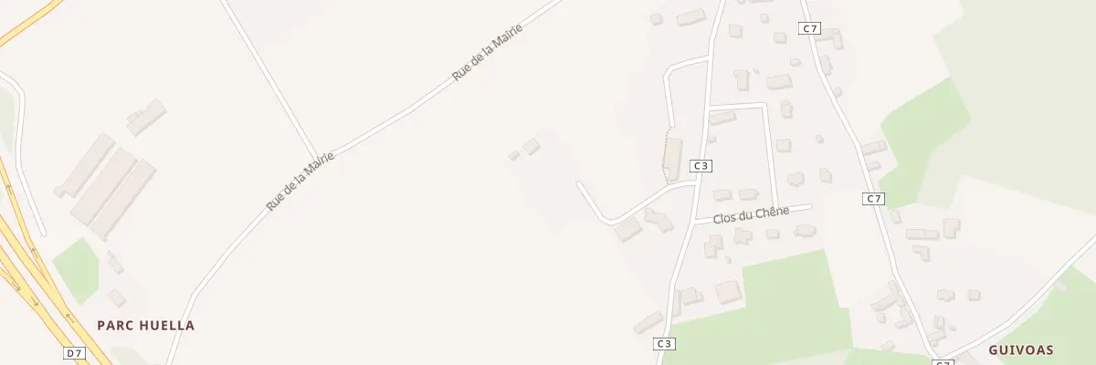 Plan du 3 Imp des Pommiers à Lannebert