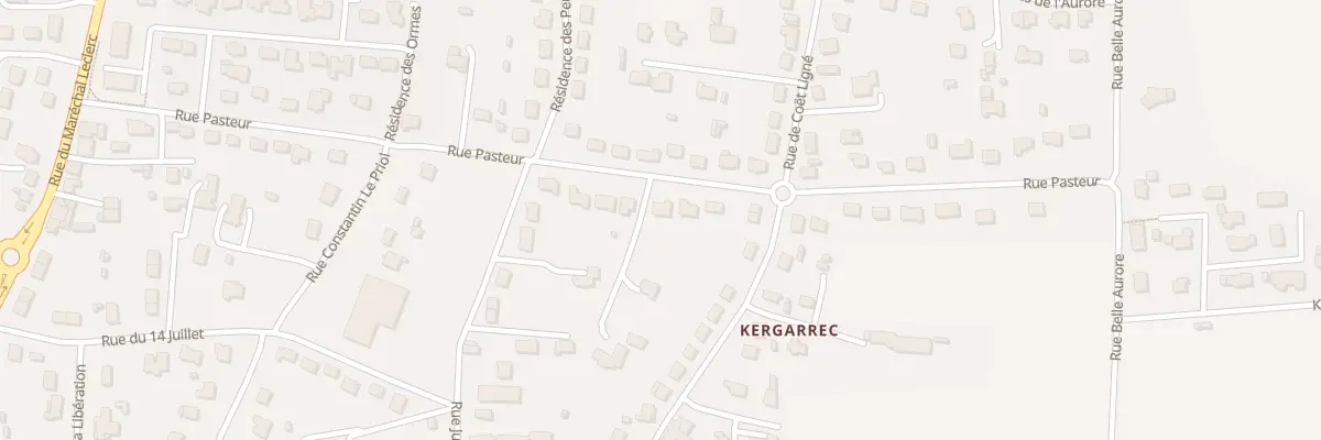 Plan du 24 Rue Pasteur à Baud