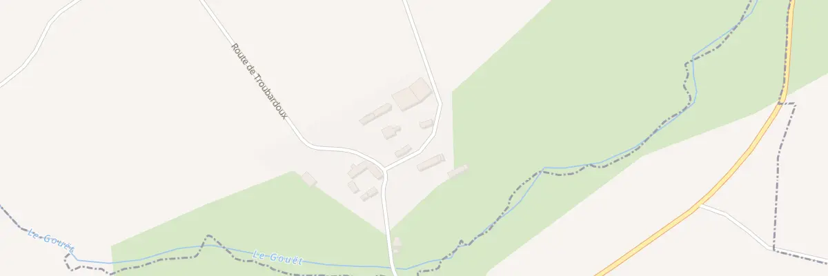 Plan du 5259 Troubardoux au Vieux-Bourg