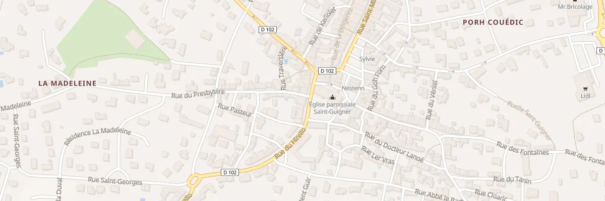 Plan du 7 Rue de l’Eglise à Pluvigner