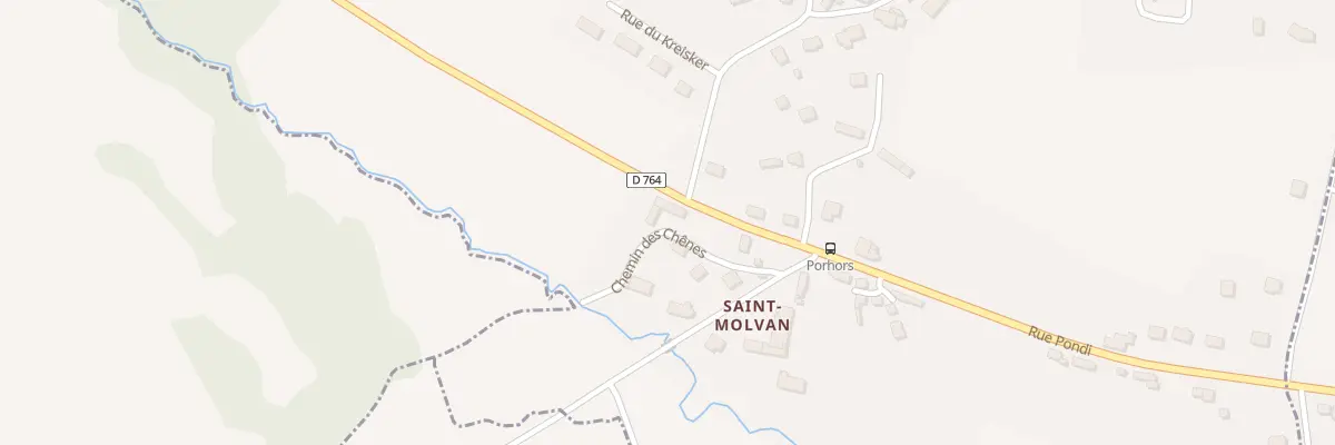 Plan du 1 Rue Pondi à Cléguérec