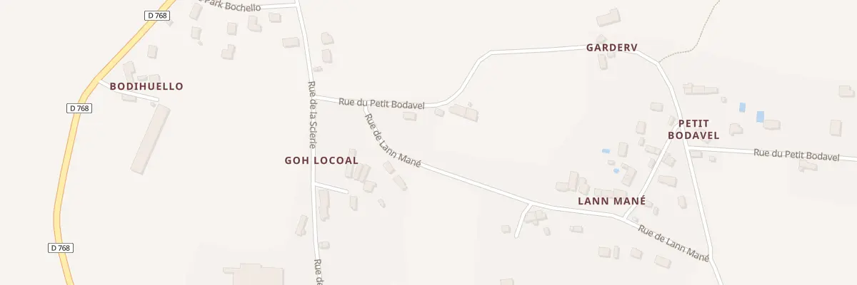 Plan du 6 Rue de Bodavel à Camors