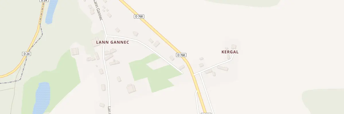 Plan du 9 Imp de Lann Gannec à Camors