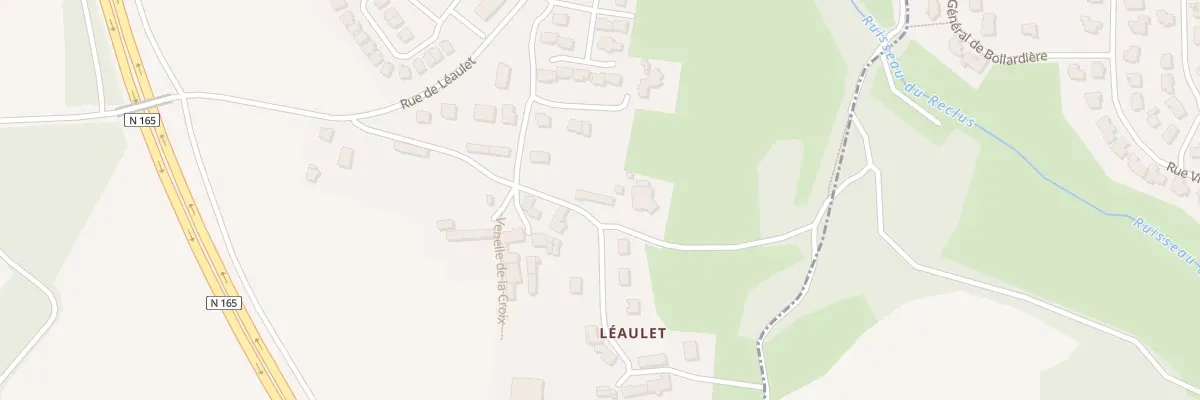 Plan du 6682 Rue de Léaulet à Brech