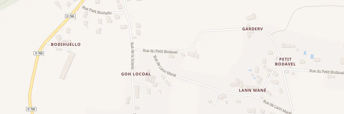 Plan du 4 Rue de Bodavel à Camors