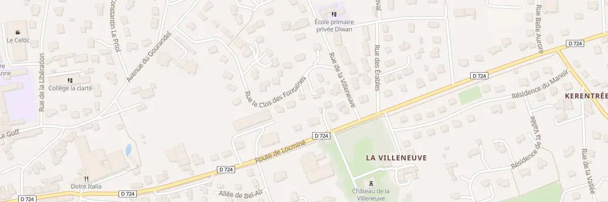 Plan du 5 Rue le Clos des Fontaines à Baud