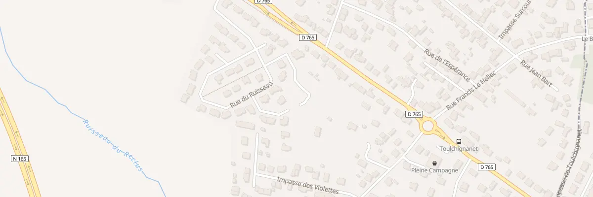 Plan du 5 Rue de la Source à Brech