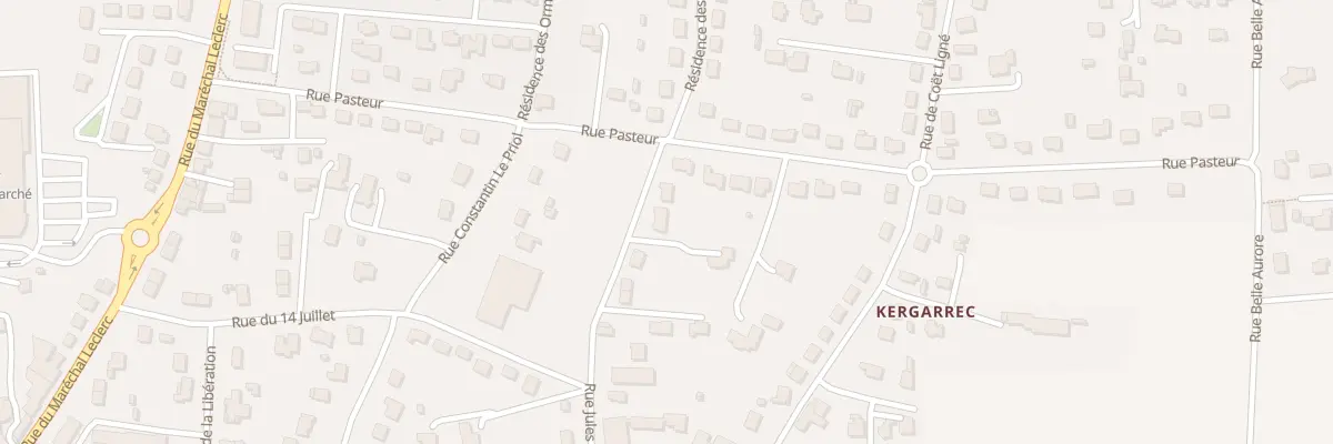 Plan du 20 Rue Jules Ferry à Baud