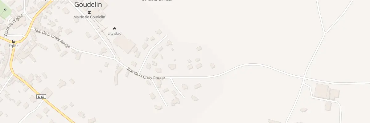 Plan du 31 Rue de la Croix Rouge à Goudelin