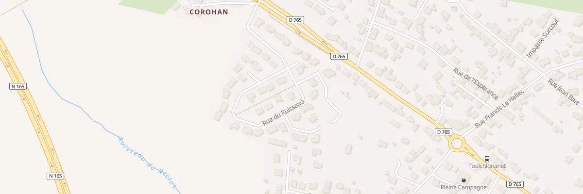 Plan du 8 Rue du Ruisseau à Brech