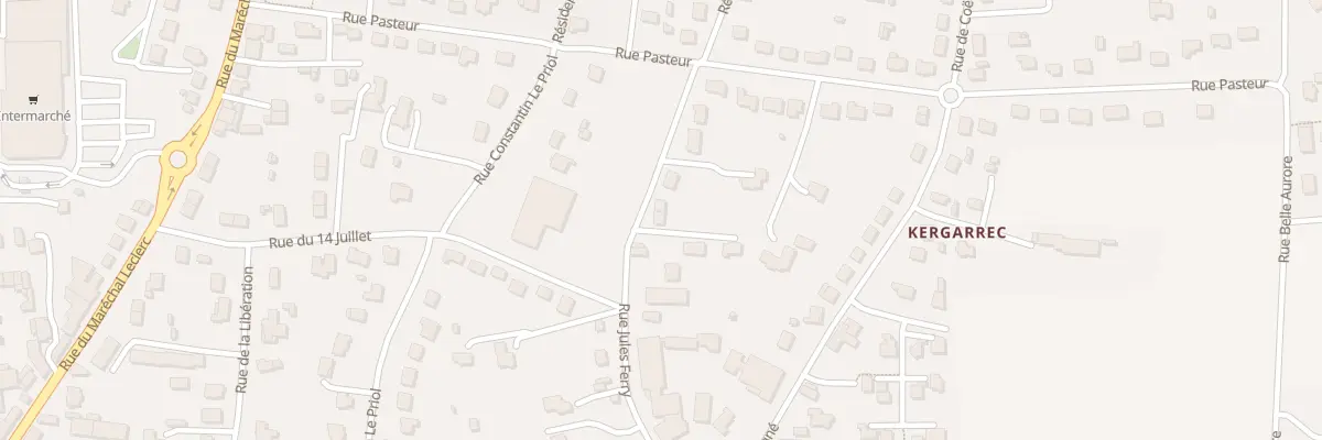 Plan du 14 Rue Jules Ferry à Baud
