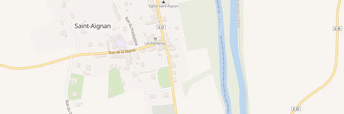 Plan du 18 Rue de Guerlédan à Saint-Aignan