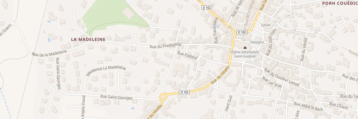 Plan du 6 Rue de la Croix Rouge à Pluvigner