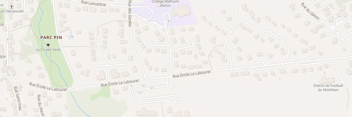 Plan du 4 Res des Ajoncs d’Or à Baud
