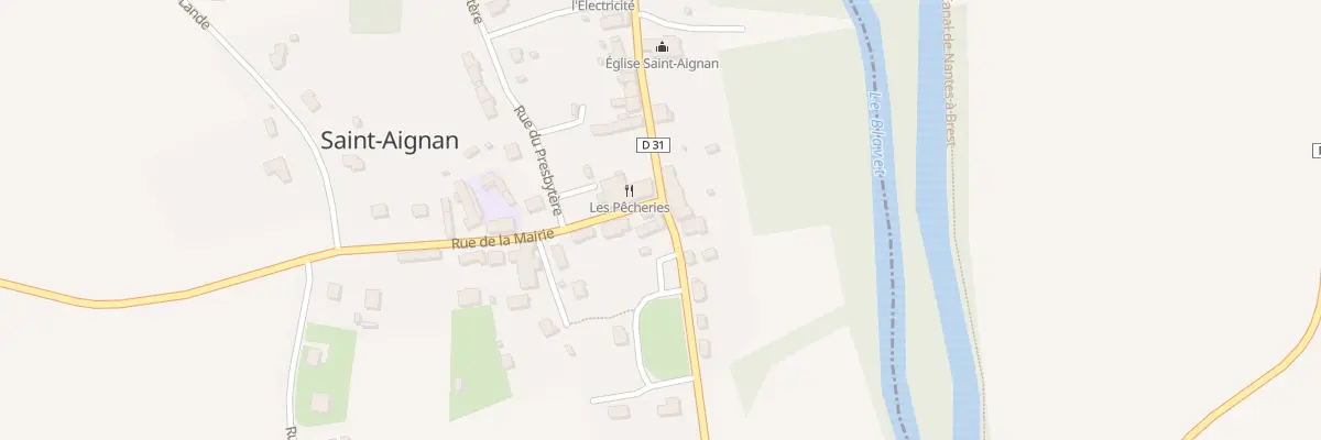 Plan du 1 Rue de la Mairie à Saint-Aignan