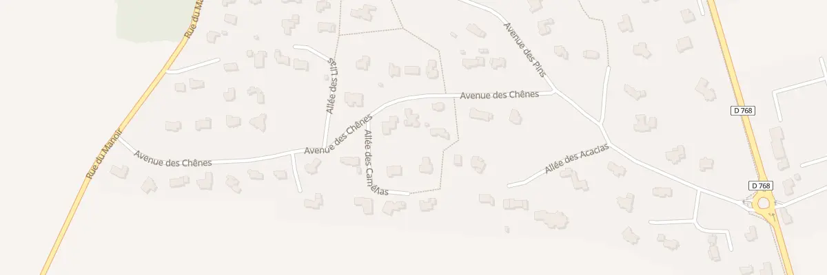 Plan du 7 Av des Chênes à Brech