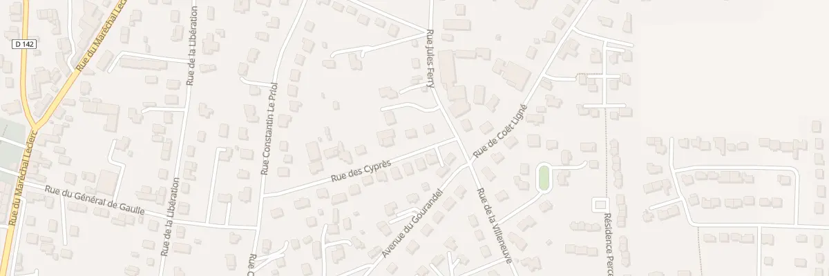Plan du 11 Rue des Cyprès à Baud