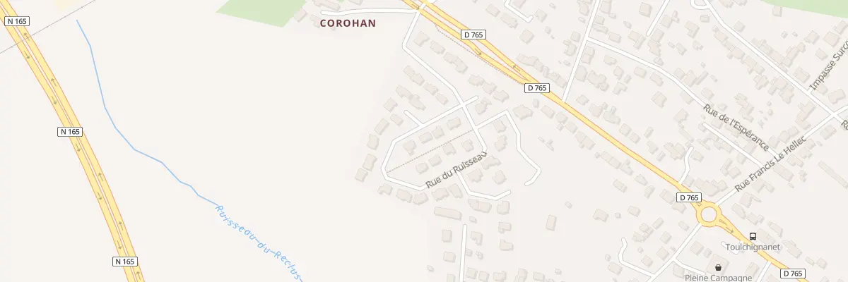 Plan du 18 Rue du Ruisseau à Brech