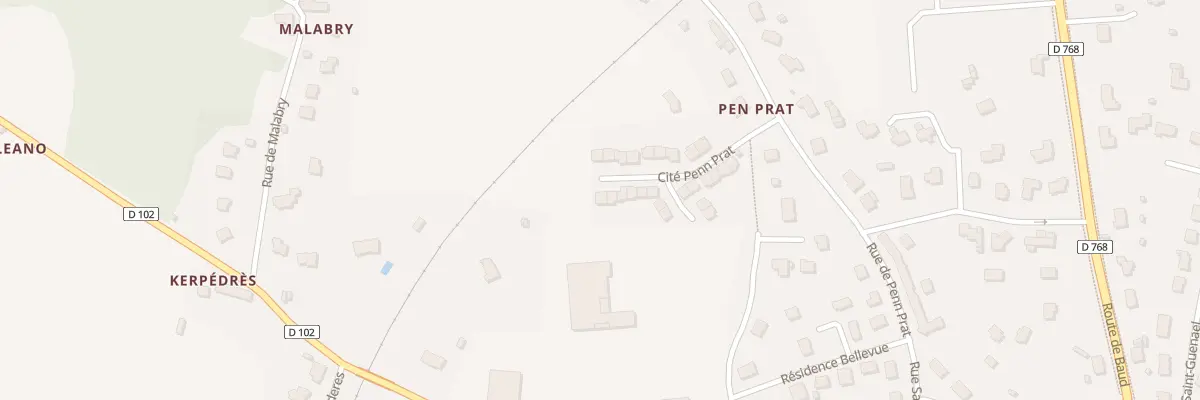 Plan du 20 Cité Penn Prat à Pluvigner
