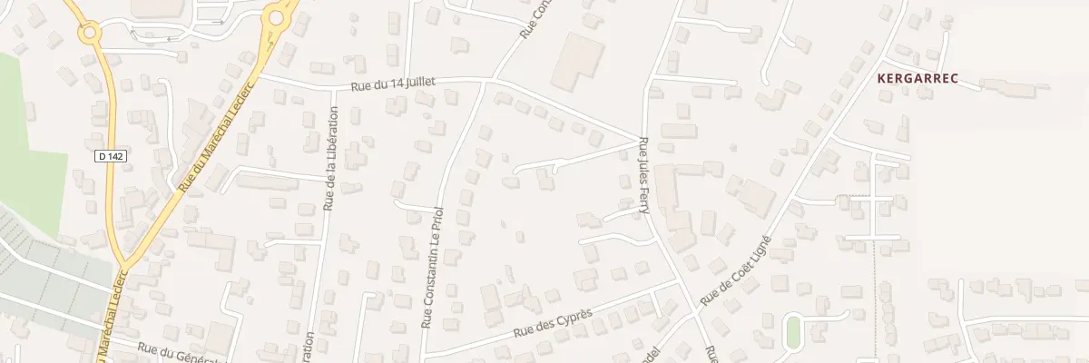 Plan du 9 Rue Jules Ferry à Baud