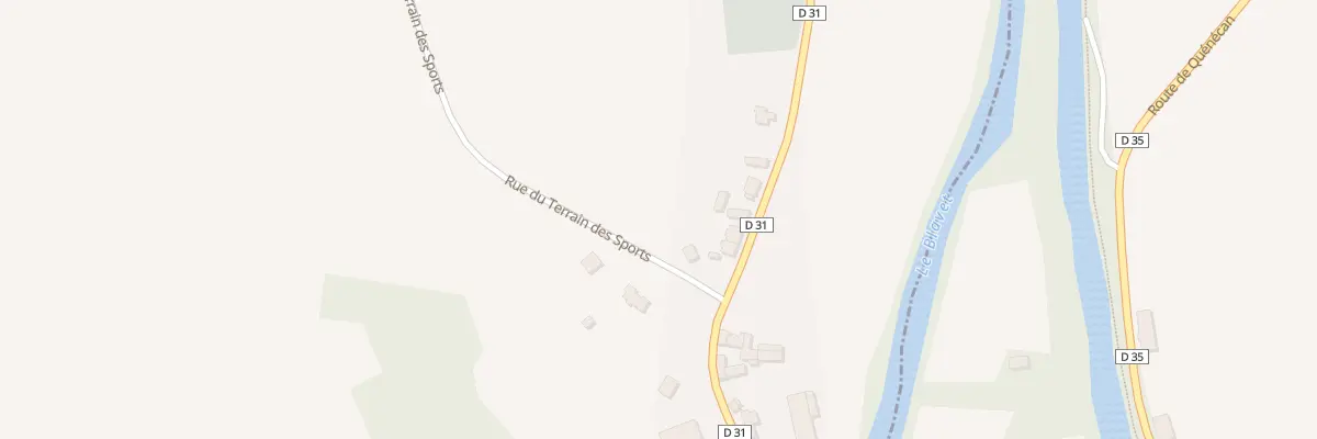 Plan du 2 Rue du Terrain des Sports à Saint-Aignan