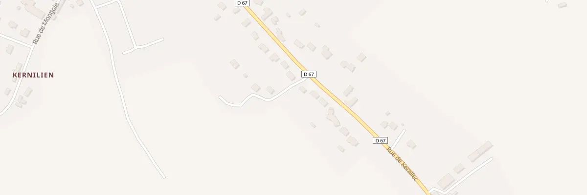 Plan du 40 Rue de Kerallec à Goudelin
